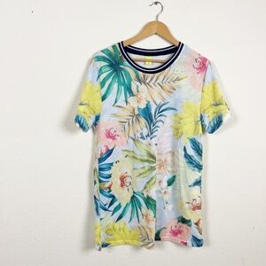 Farm Rio Floral Mesh Shirt Size P